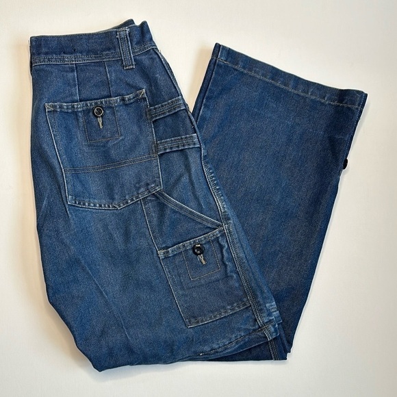 Vintage Y2K Denim Cargo Jeans - Picture 4 of 13